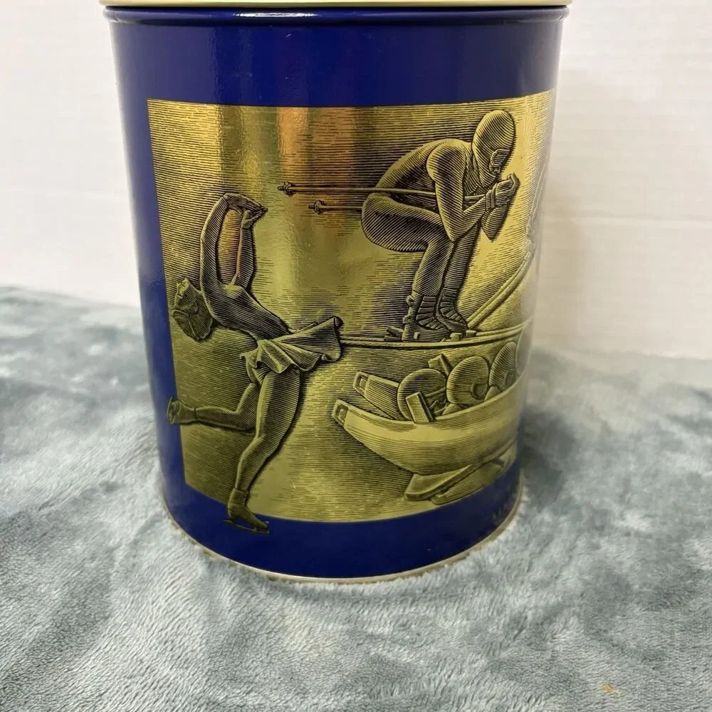 1992 Olympic Winter Games Uncle Ben’s Rice Tin Vintage